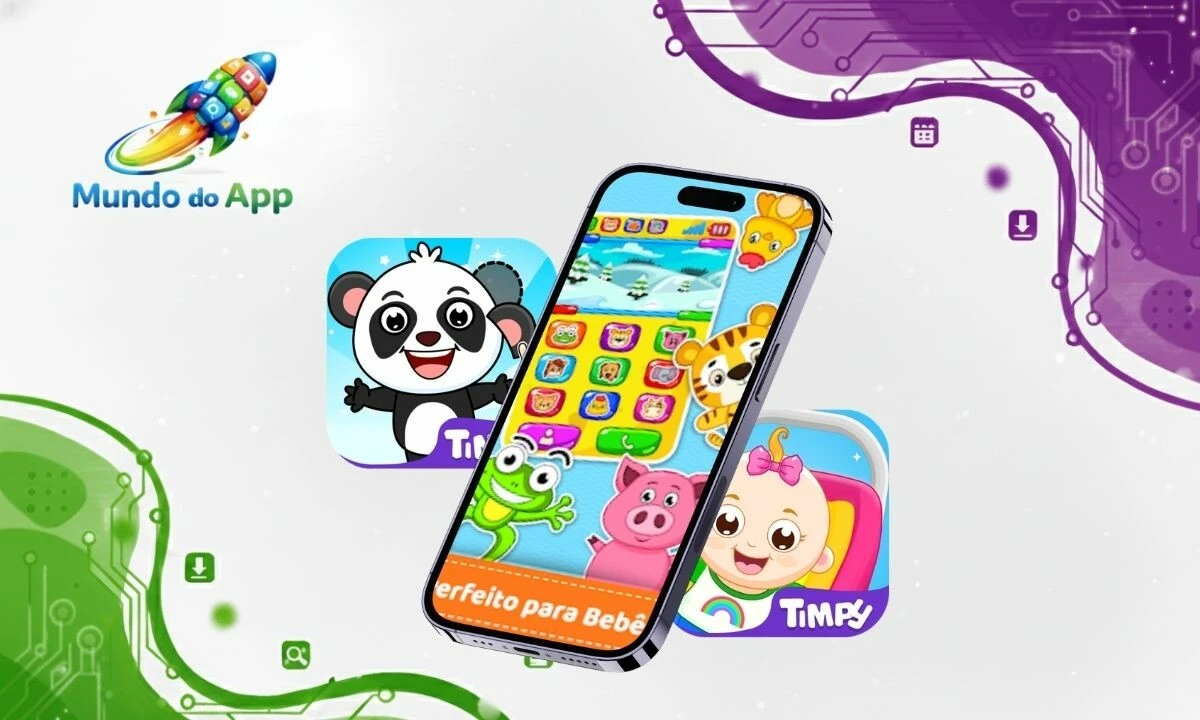 Ferramenta com jogos educativos para crianças de até 2 anos